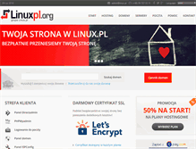 Tablet Screenshot of linuxpl.org